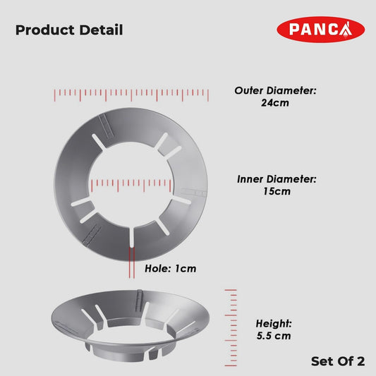 Narus Gas Saver Burner Stand – Energy Saving Stove Support Ring for Faster Cooking