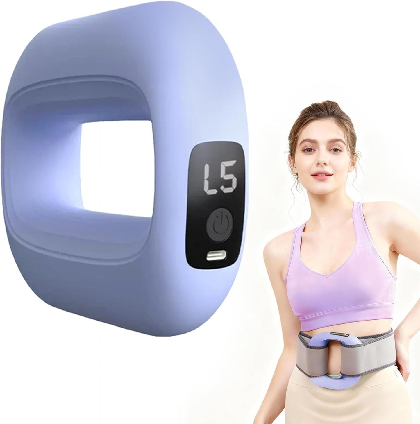 Narus Smart Electric Abdominal Massager Belt – EMS Waist & Core Toning Device