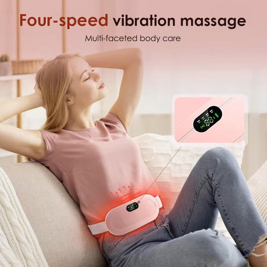 Narus Period Cramp Relief Belt – Electric Heating & Vibration Therapy for Menstrual Pain