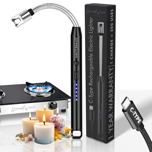 Narus USB Rechargeable Gas Lighter – Windproof Electric Flameless Lighter