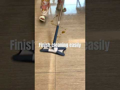 Narus Self-Squeezing Butterfly Lazy Mop – Easy Press Floor Cleaning Mop